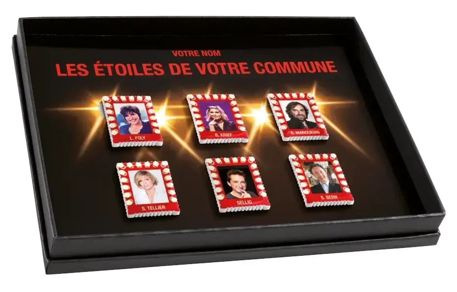 Fèves personnalisées célébrités de votre commune