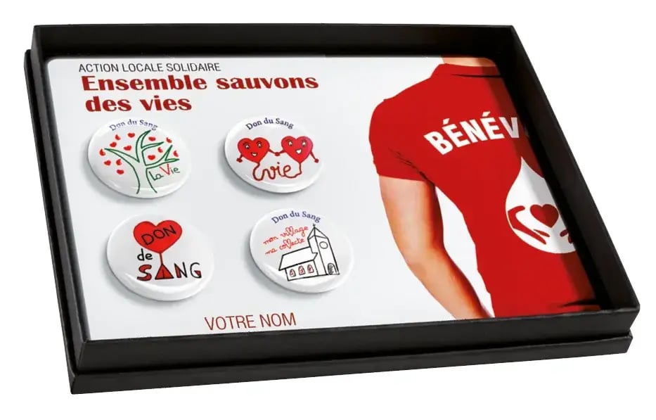 Fèves personnalisées don du sang