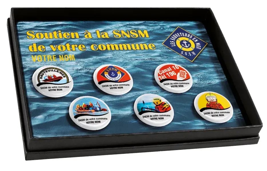 Fèves personnalisées société de sauvetage en mer