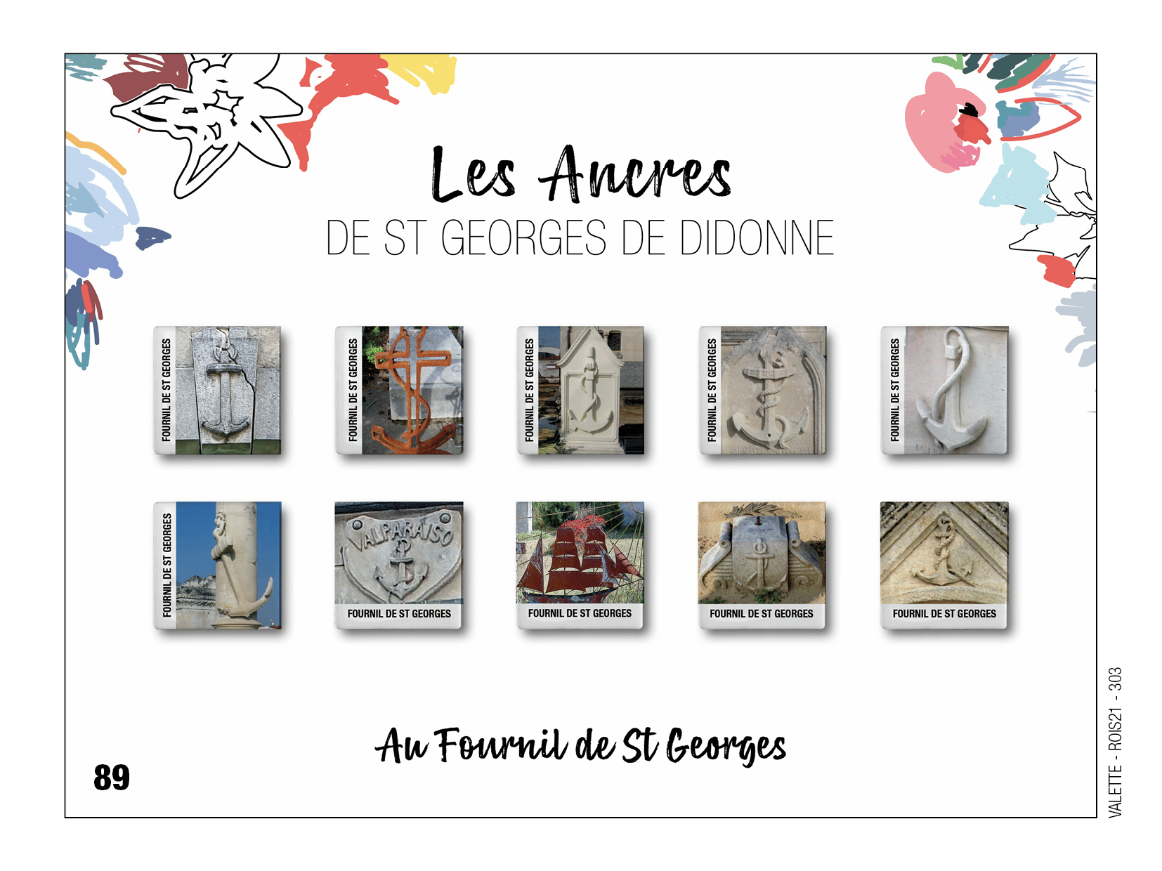 Fèves personnalisées ancres de la boulangerie au fournir de Saint-Georges-de-Didonne