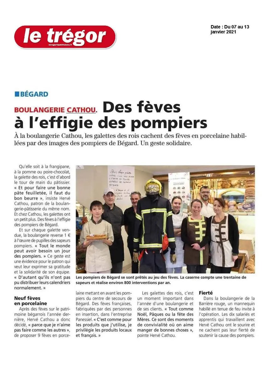 Fèves personnalisées article le Tregor