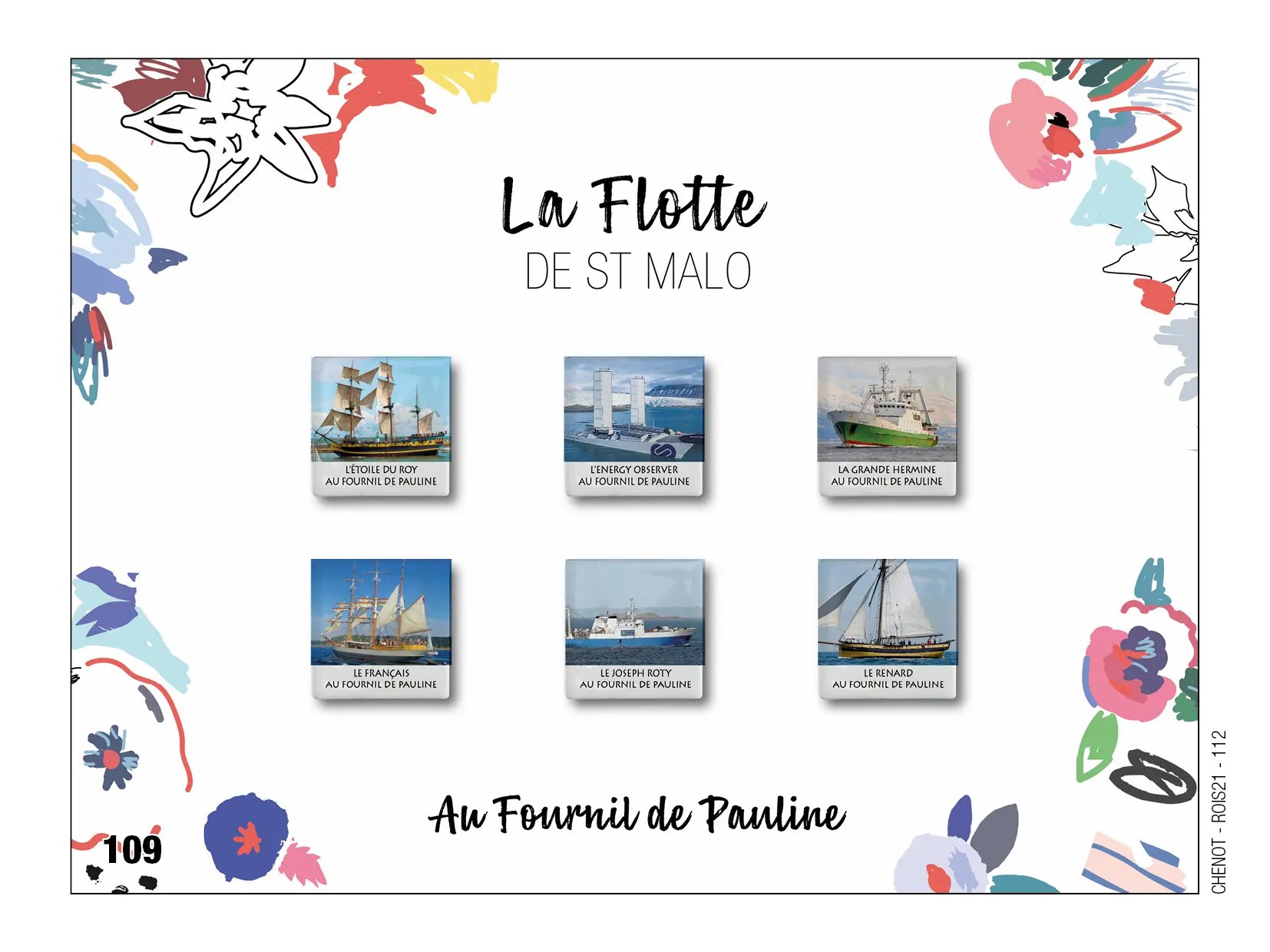 Fèves personnalisées la flotte de Saint Malo