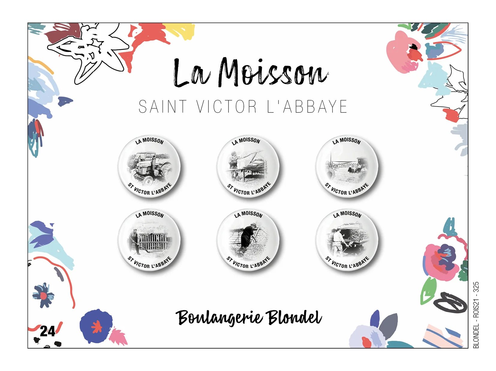 Fèves personnalisées La moisson