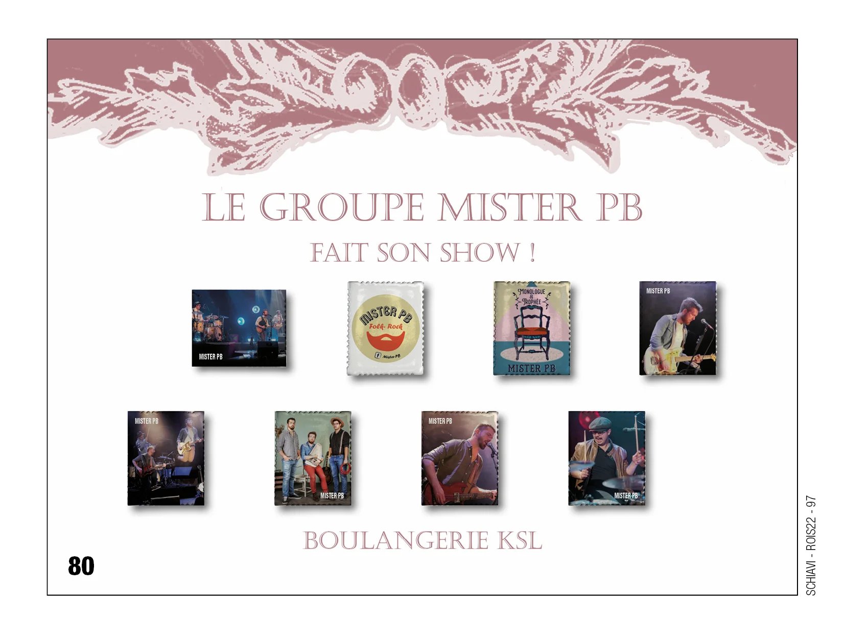 Fèves personnalisées boulangerie KLS: le groupe mister pb