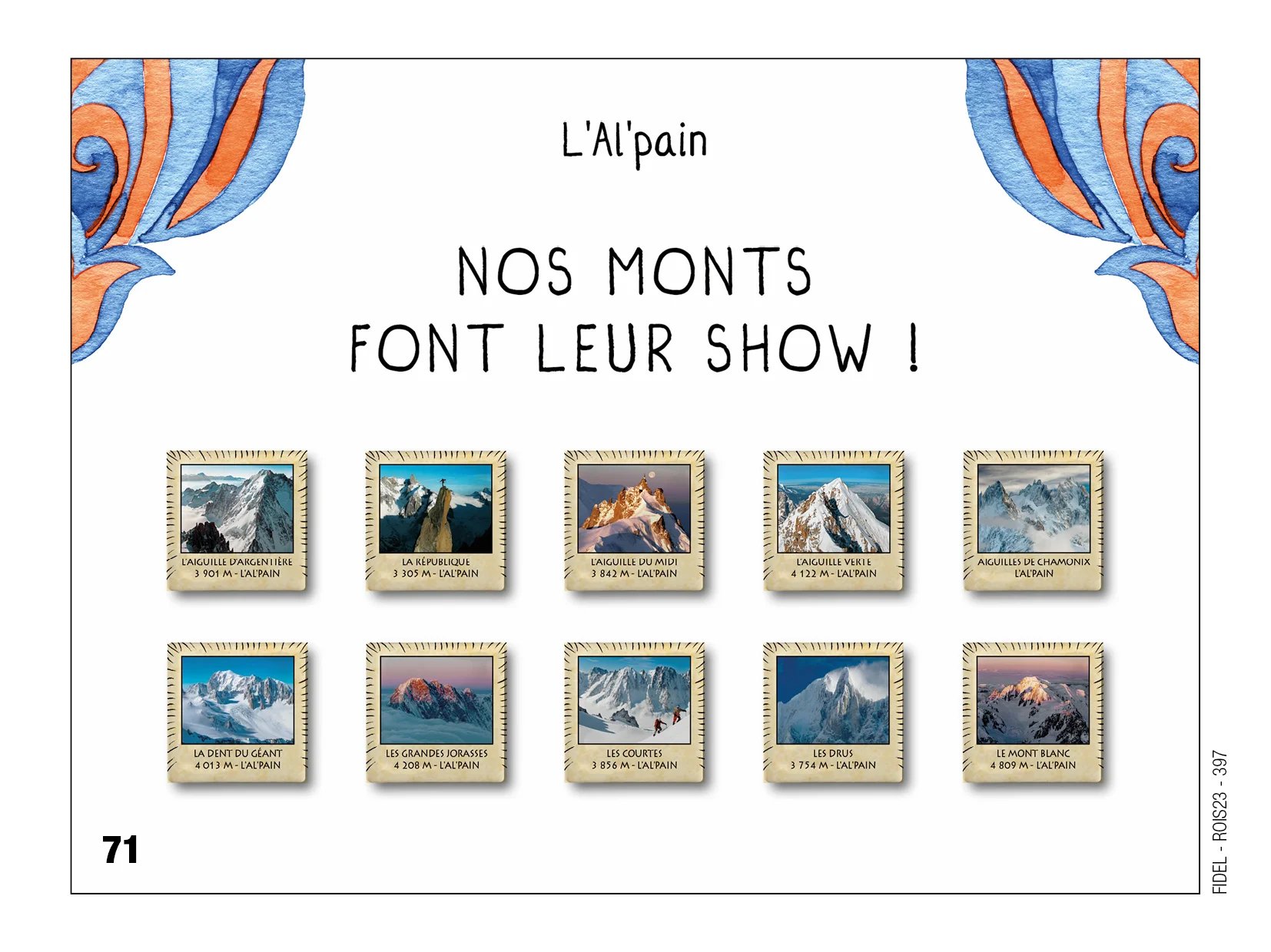 Fèves personnalisées nos monts font leur show