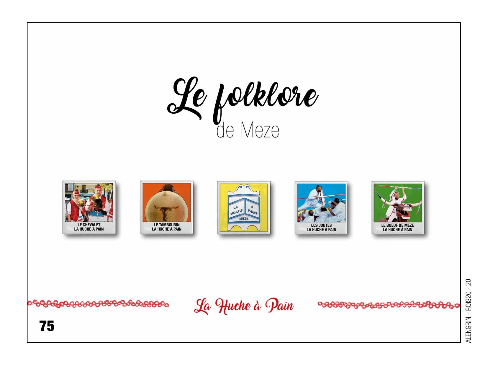Fèves personnalisées le folklore de Meze