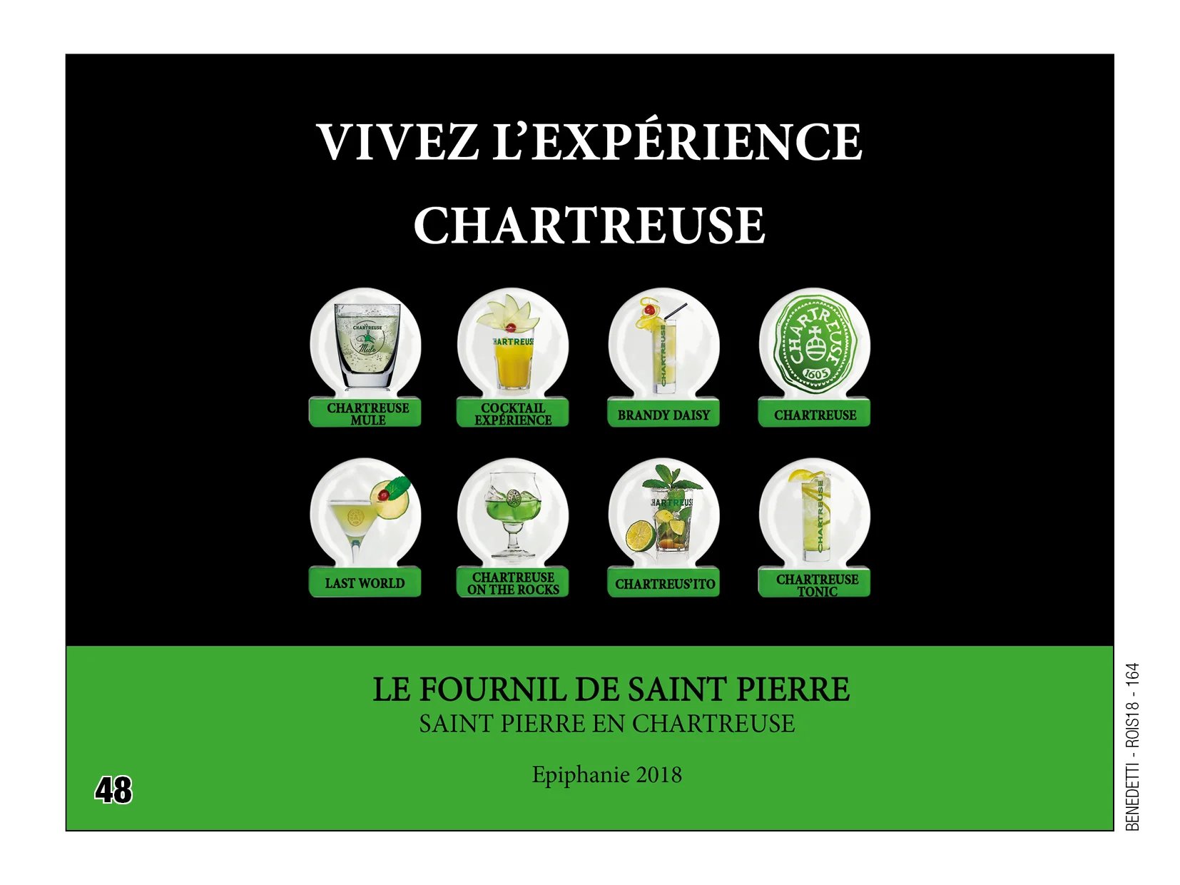 Fèves personnalisées les cocktails Chartreuse