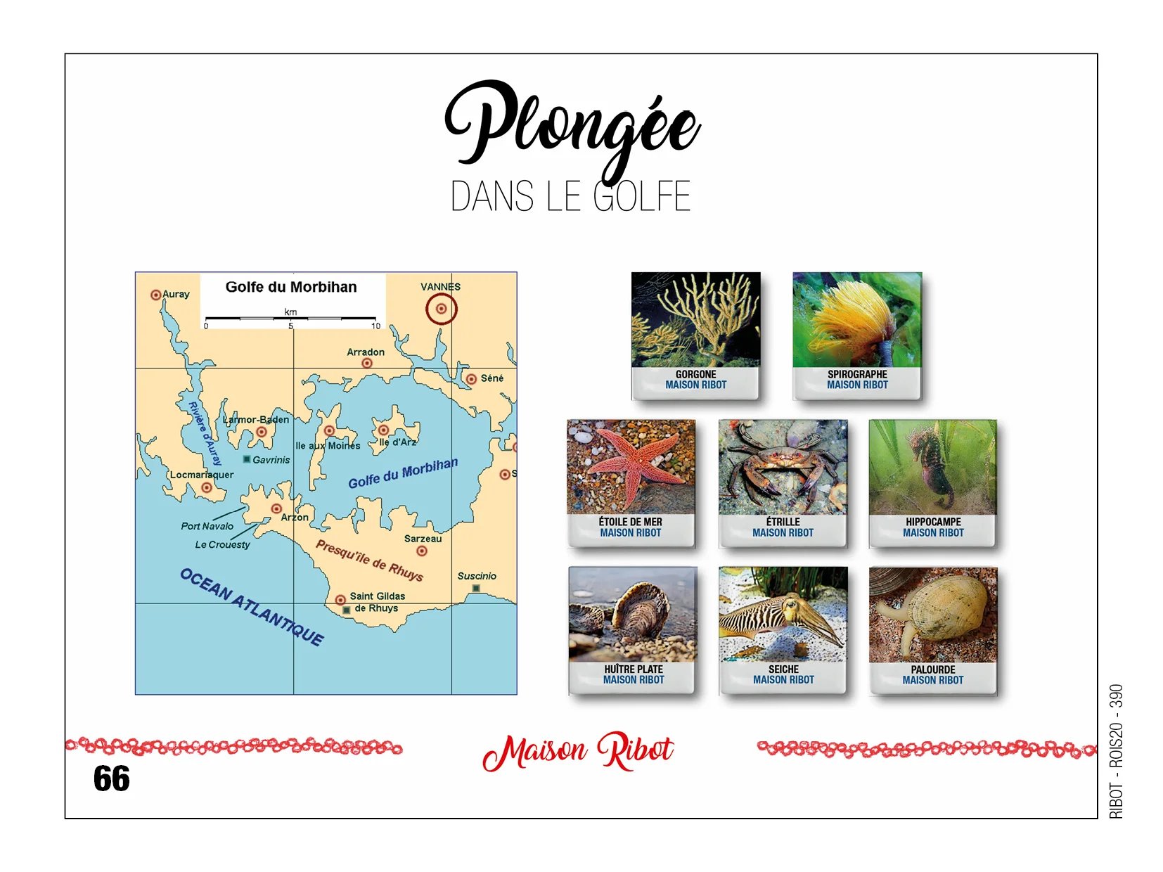 Fèves personnalisées boulangerie maison Ribot Fosse marine du golfe