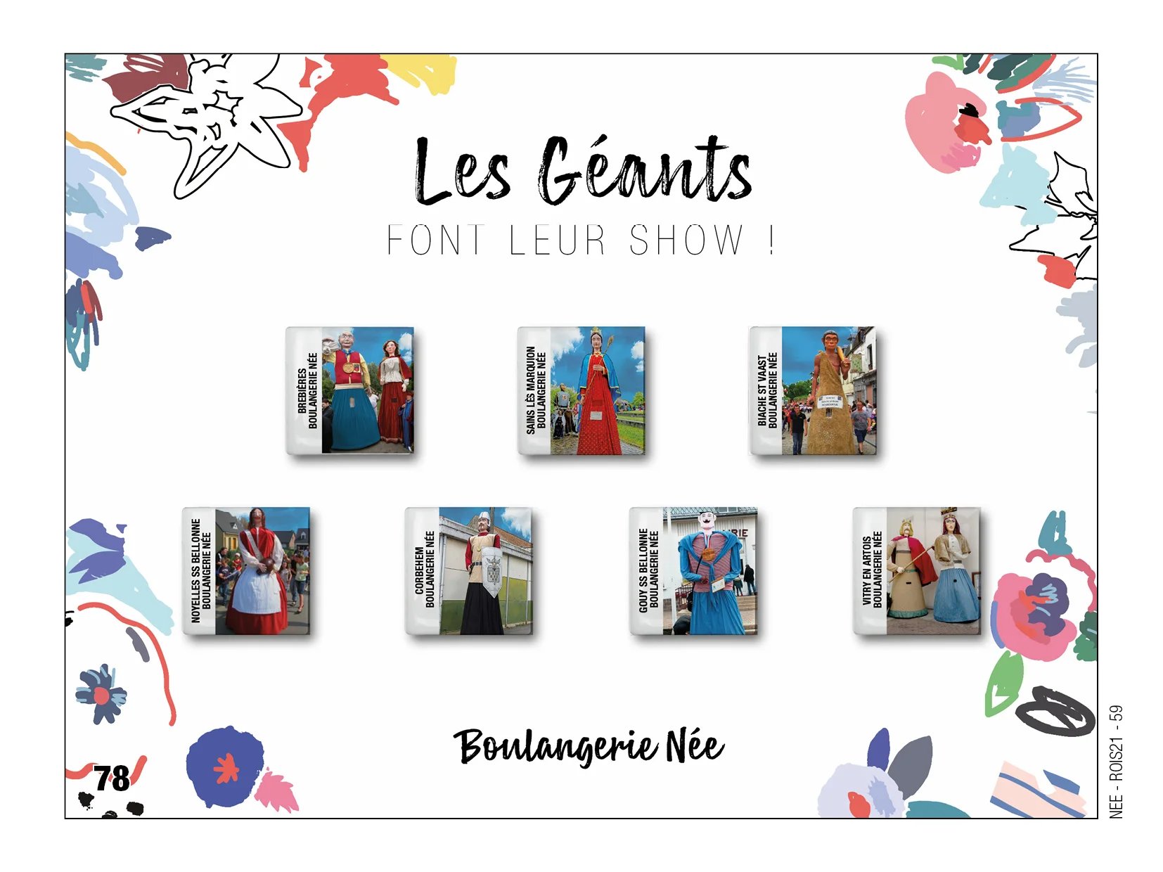 Fèves personnalisées Les géants