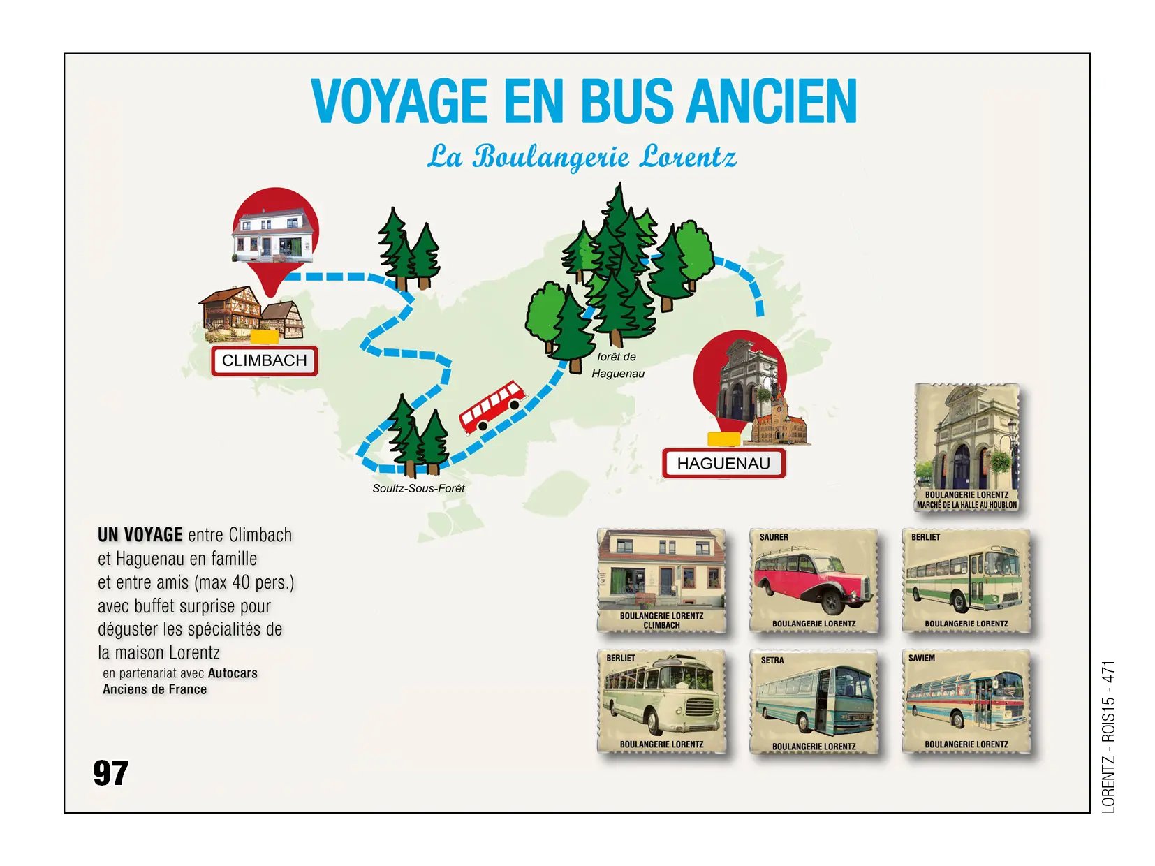 Fèves personnalisées bus de la boulangerie Lorentz
