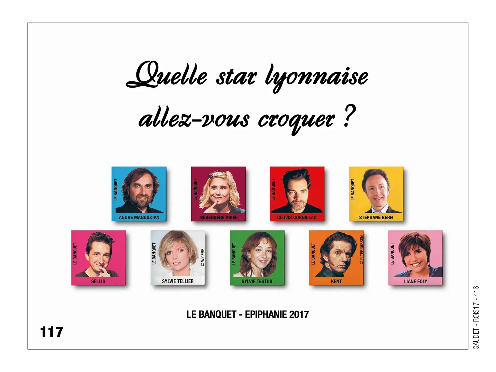 Fèves personnalisées les célébrités Lyonnaises