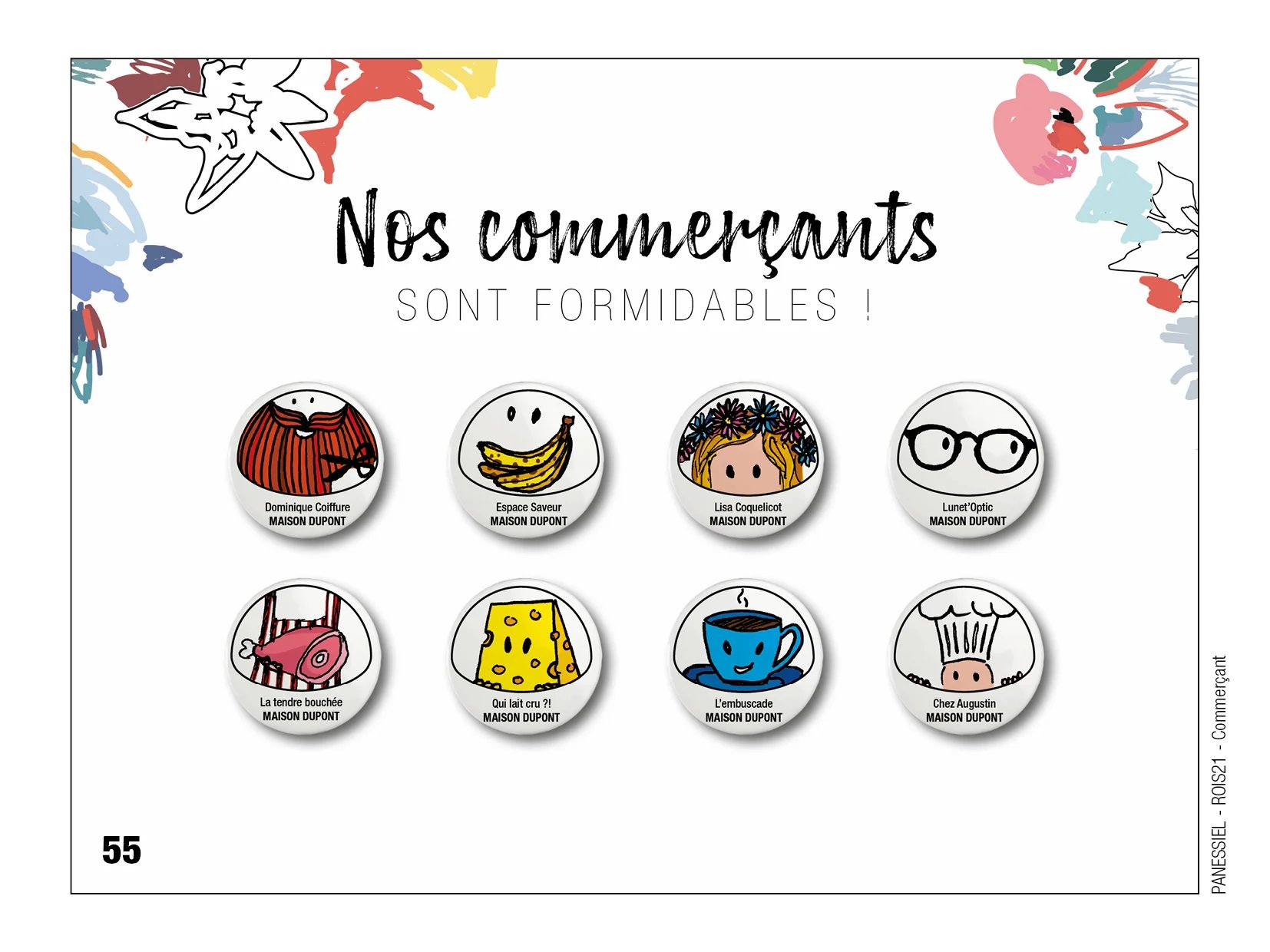 Fèves personnalisées les commercants pour galettes