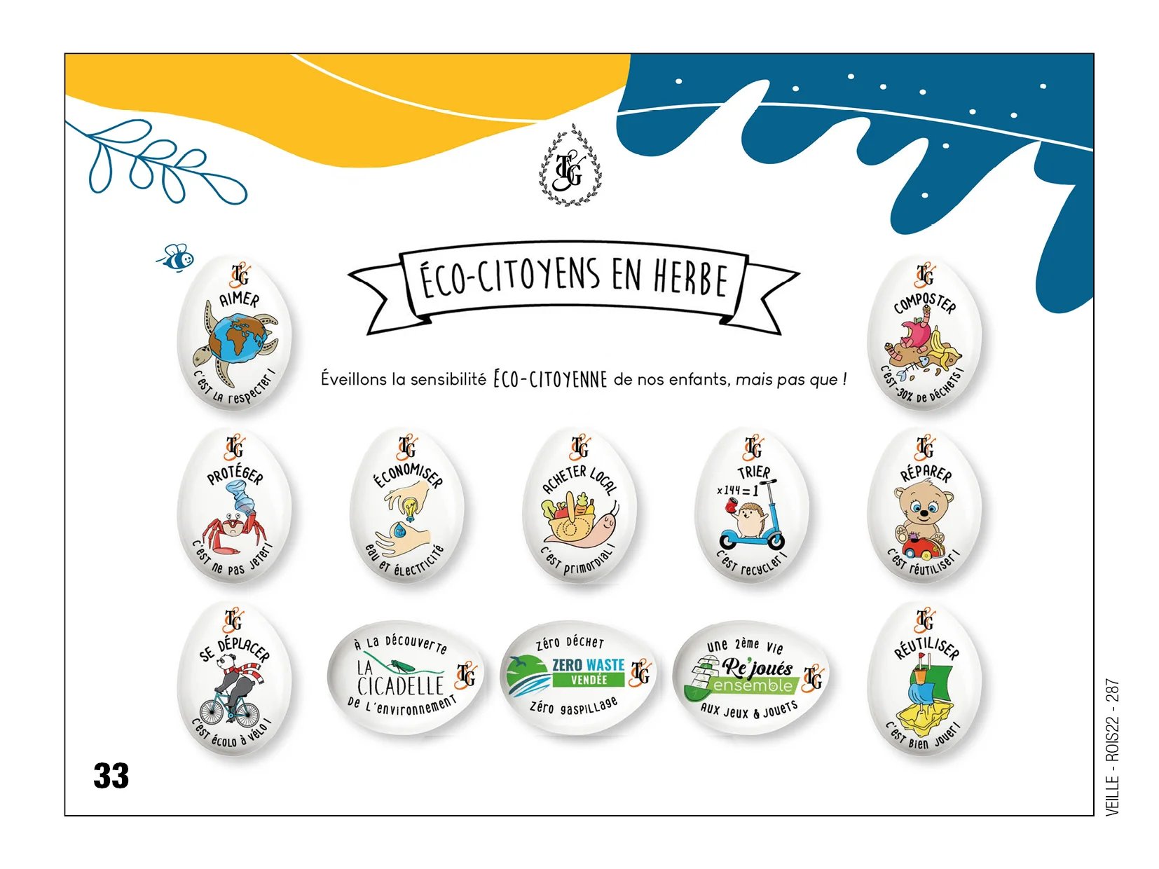 Fèves personnalisées éco citoyens