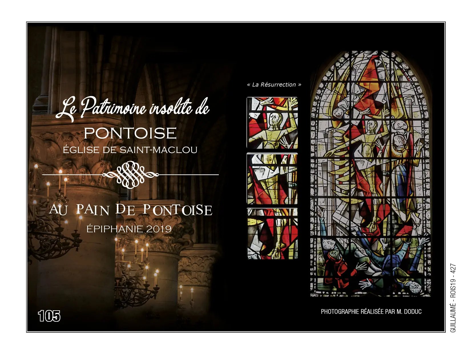 Fèves personnalisées fresques vitraux pour galettes à Pontoise