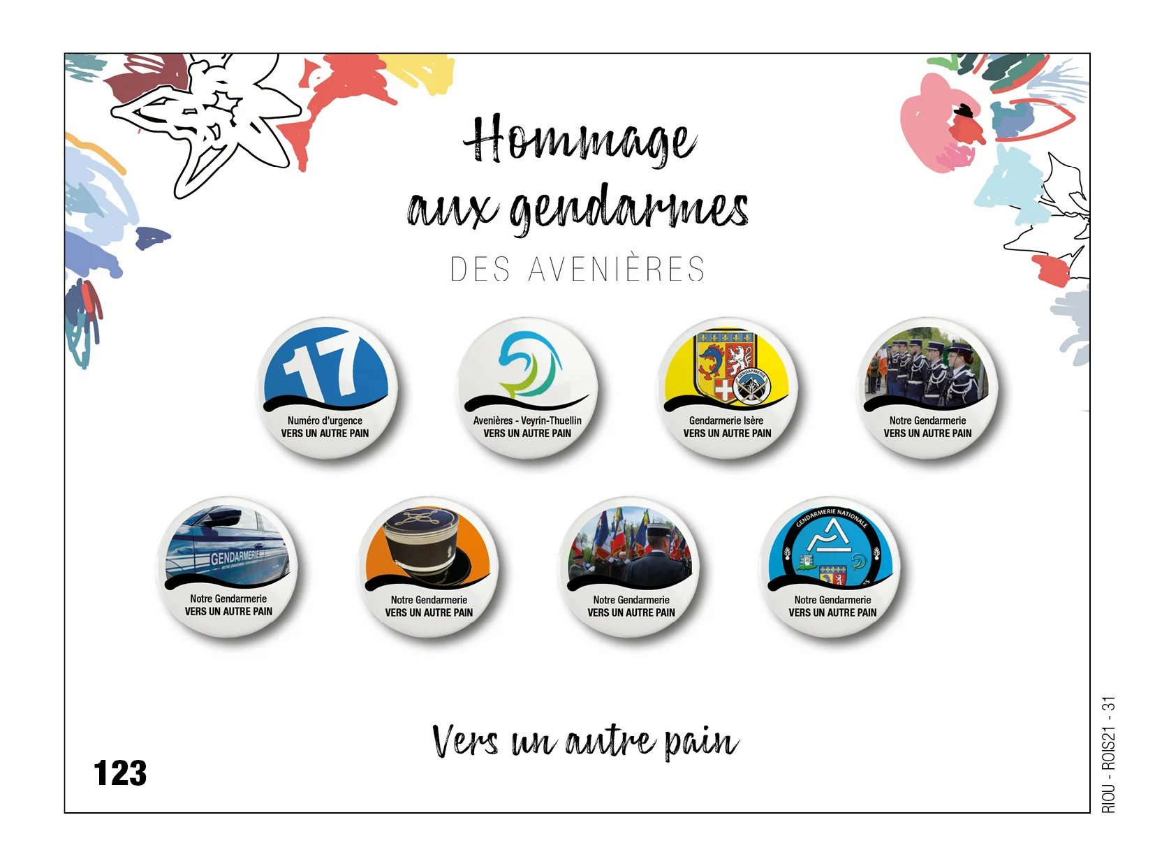 Fèves personnalisées Gendarmerie