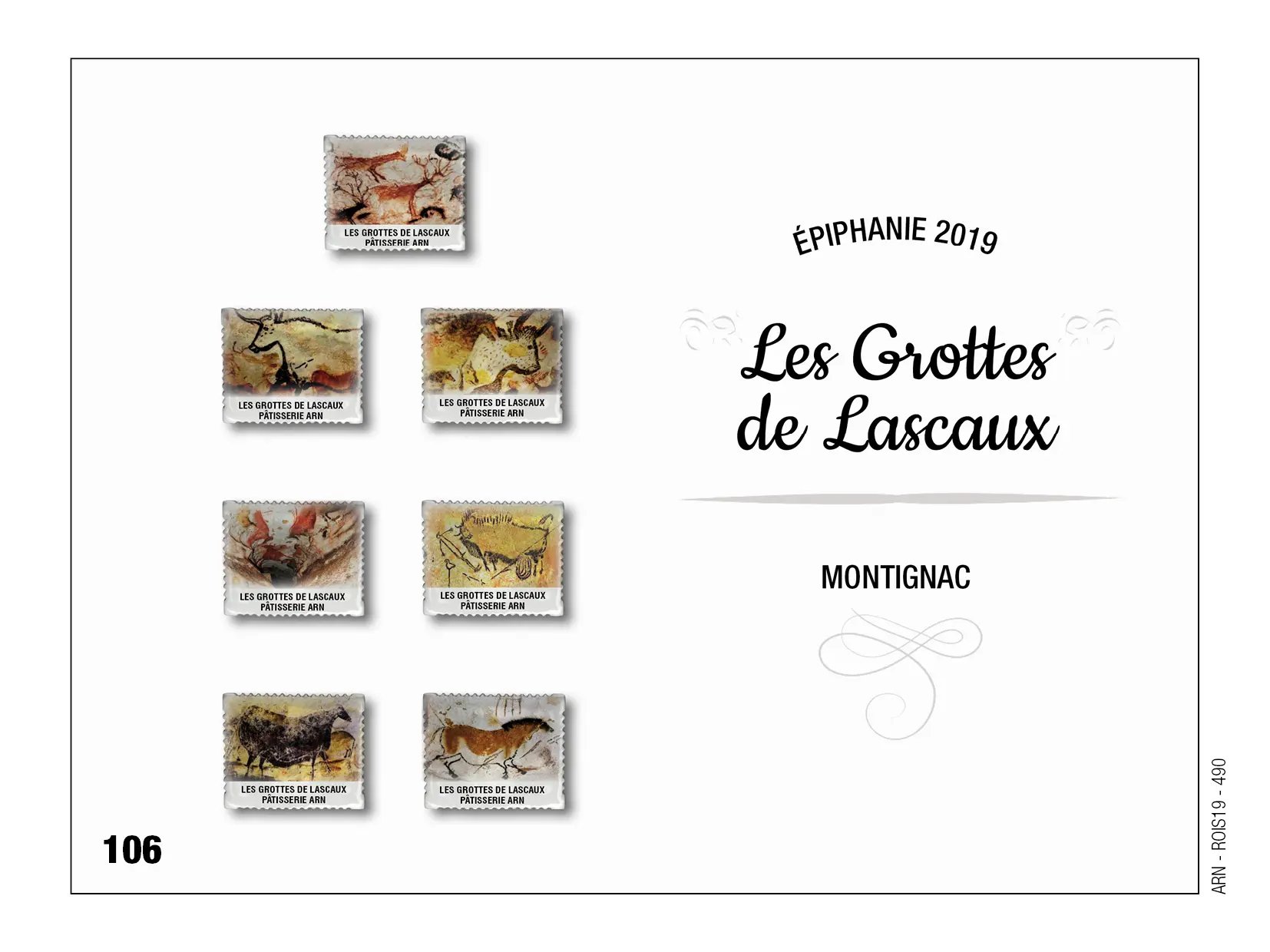 Fèves personnalisées les Grottes de Lascaux