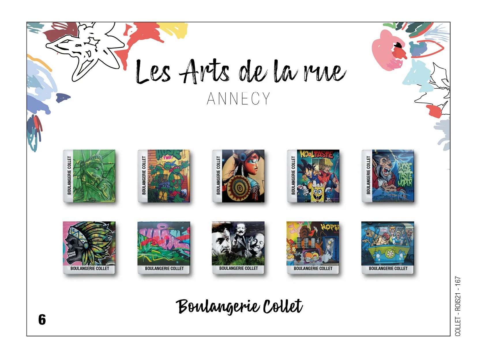 Fèves personnalisées Les arts de la rue à Annecy