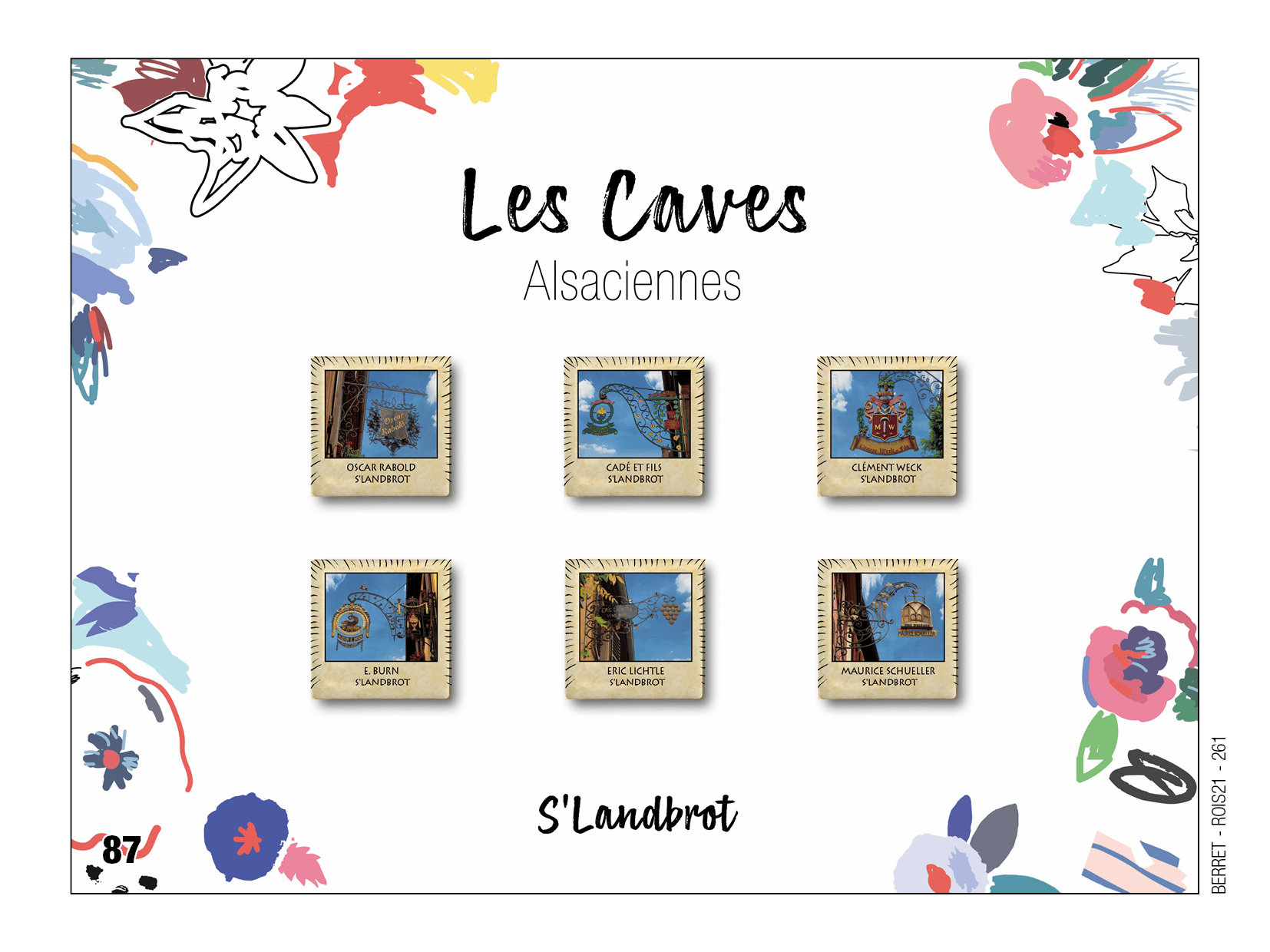 Fèves personnalisées les caves Alsacienne