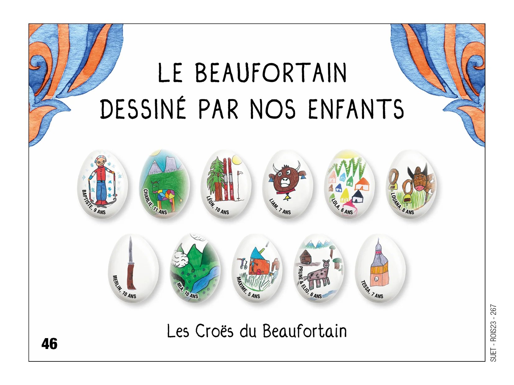 Fèves pérsonnalisées les croes du beaufortain