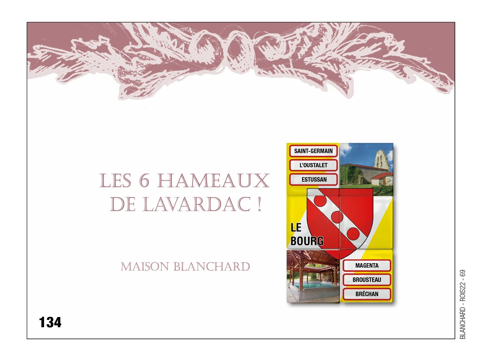 Fèves personnalisées les 6 hameaux de Lavardac