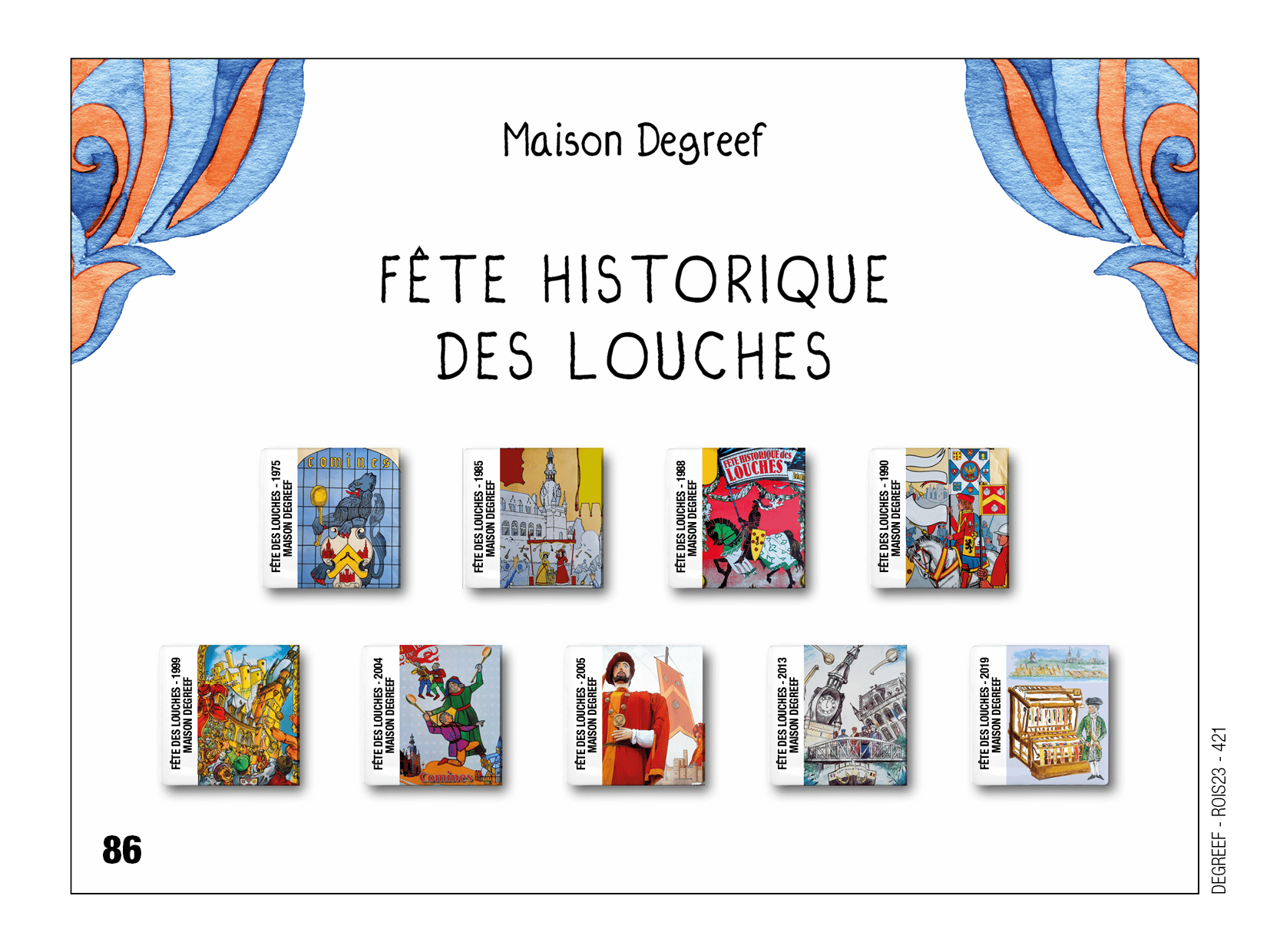 Fèves personnalisées maison degreef fete historique des louches