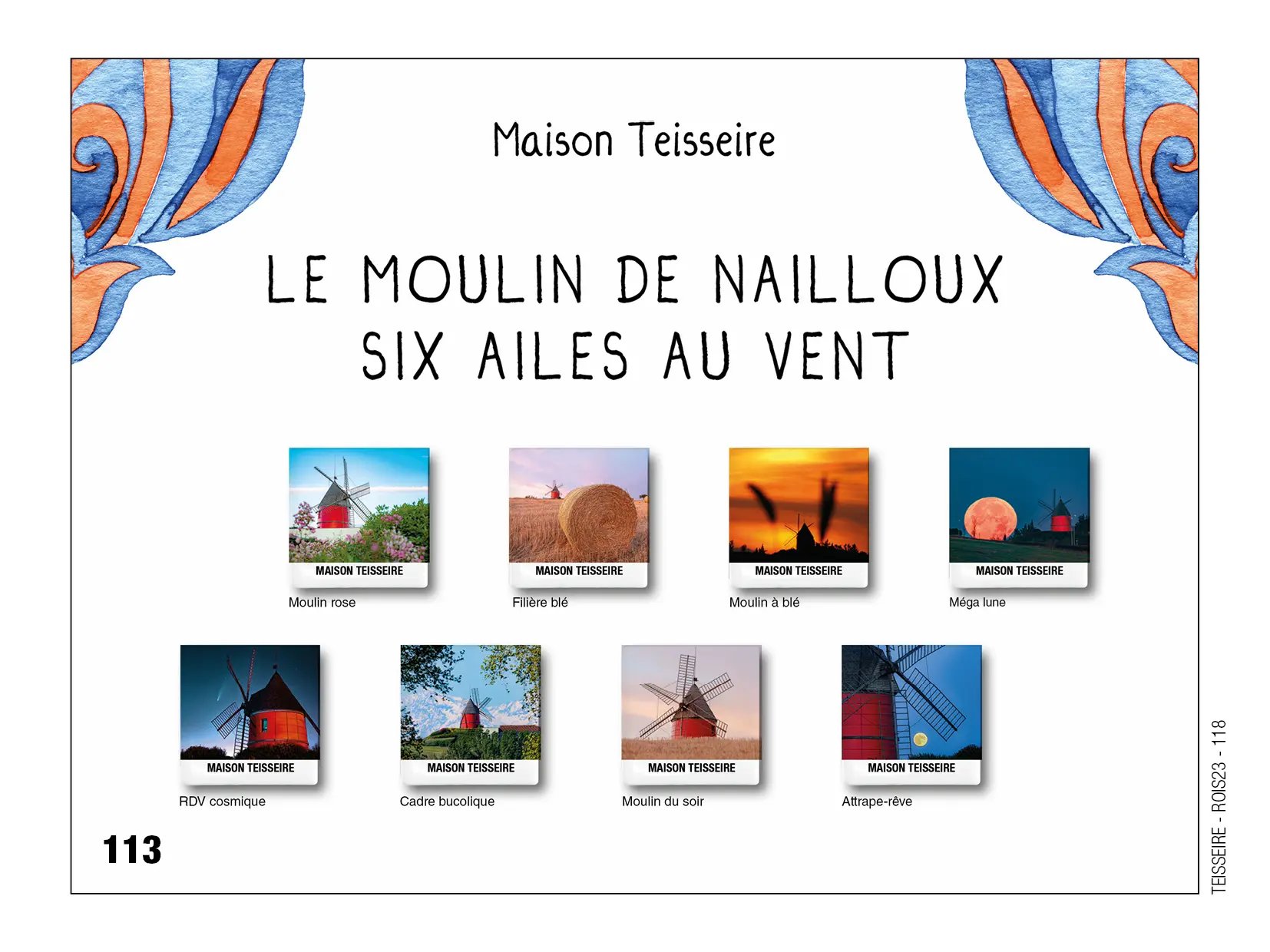 Fèves personnalisées le moulin de Nailloux