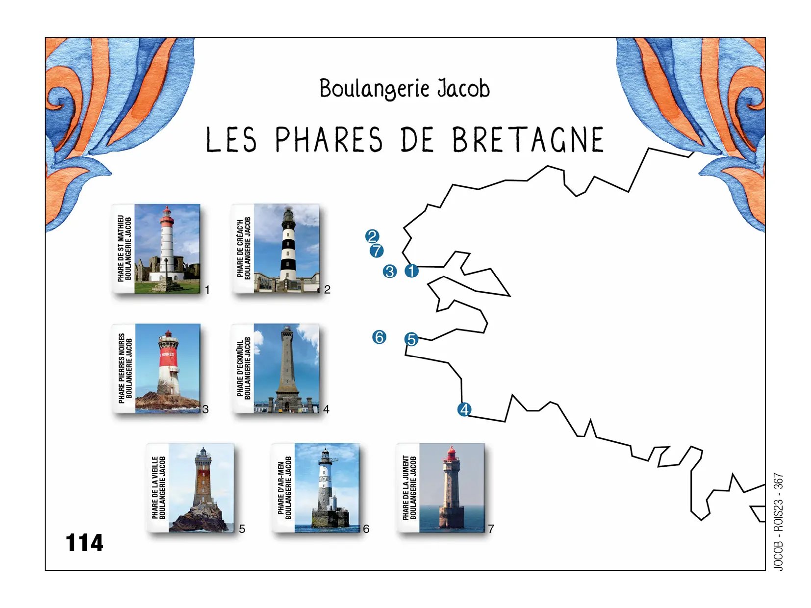 Fèves personnalisées de phares pour galettes