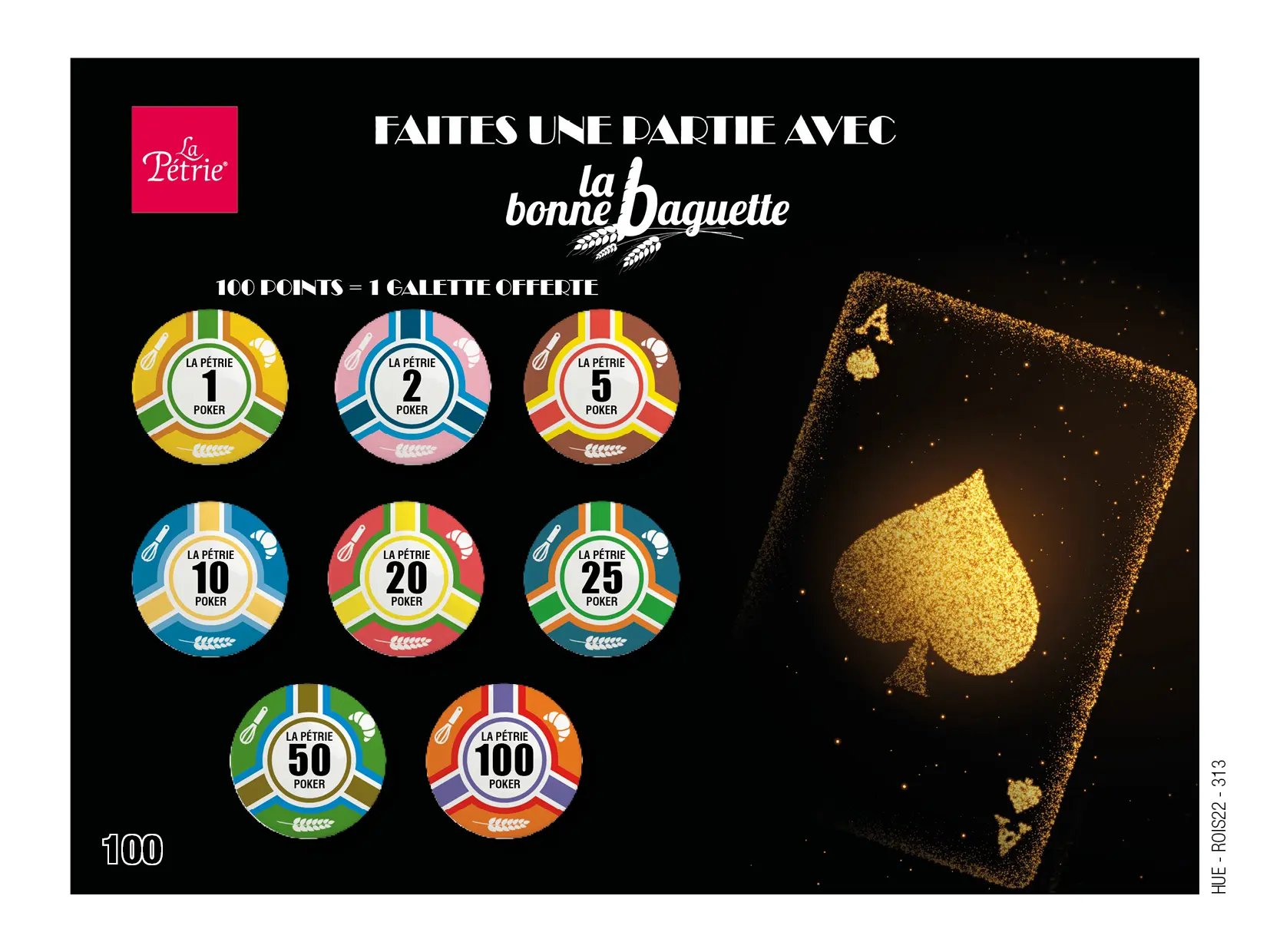 Fèves personnalisées poker 
