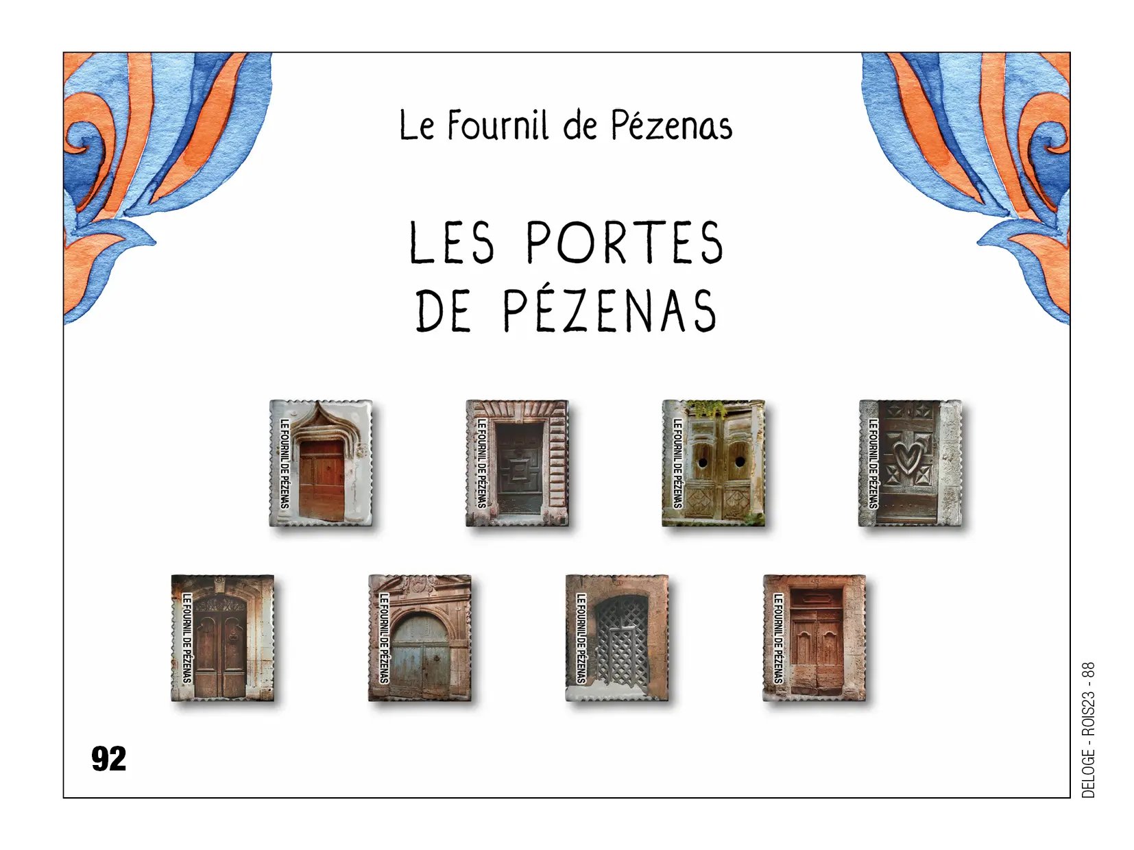 Fèves personnalisées les portes de Pézenas