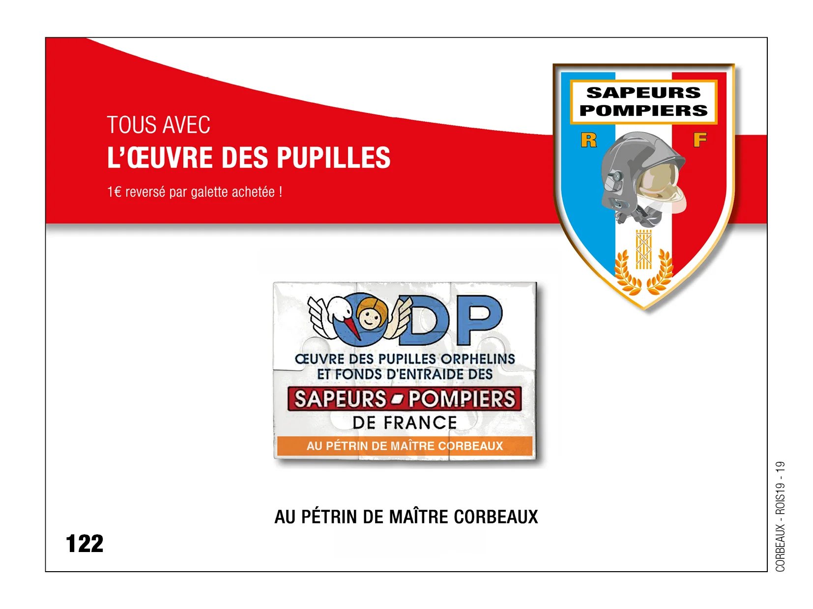 Fèves personnalisées sapeurs pompiers ODP
