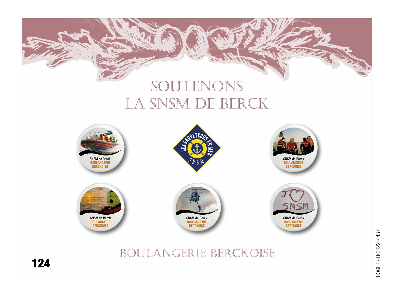Fèves personnalisées SNSM à Berck