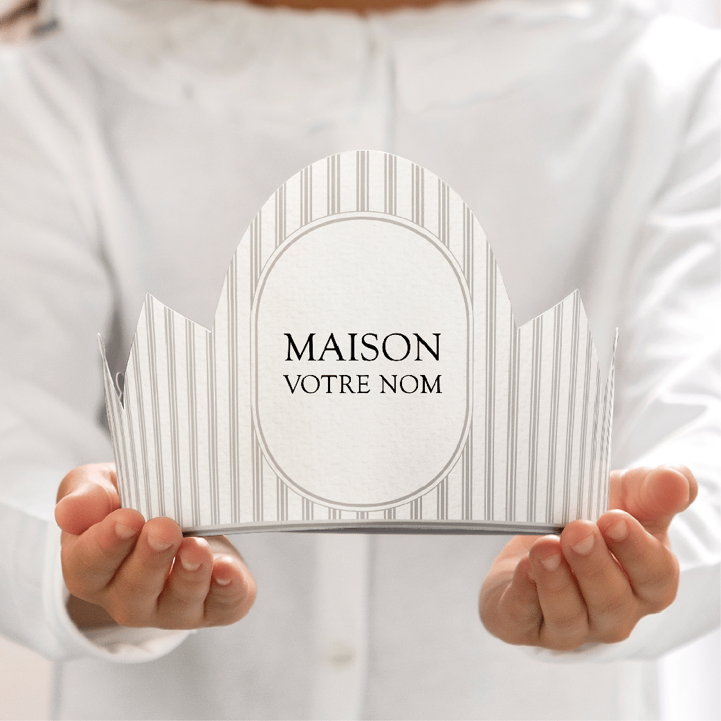 Couronne personnalisée au nom