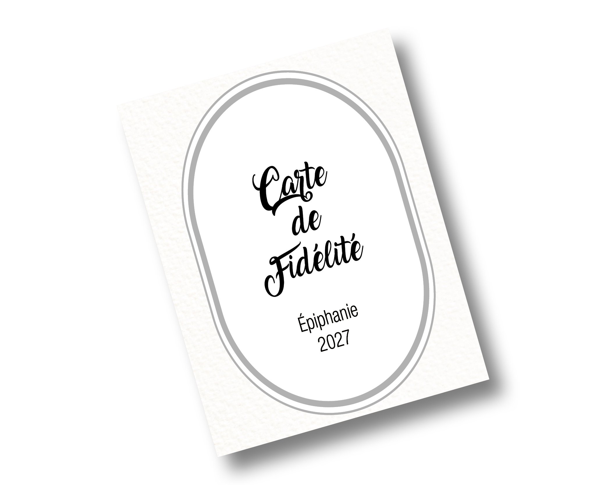 Ticket de Fidélité boulangerie
