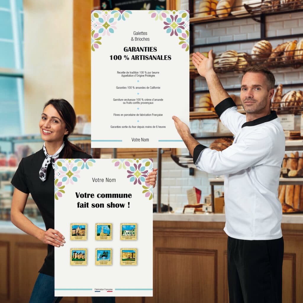 Affiches boulangerie personnalisées pour artisans boulangers